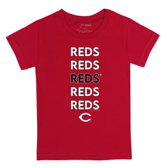 MLB Cincinnati Reds Tiny Turnip Youth Stacked T-Shirt