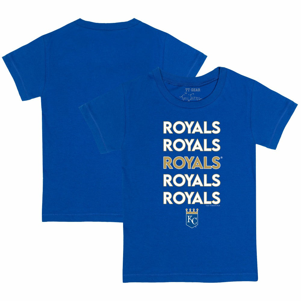 MLB Kansas City Royals Tiny Turnip Youth Stacked T-Shirt