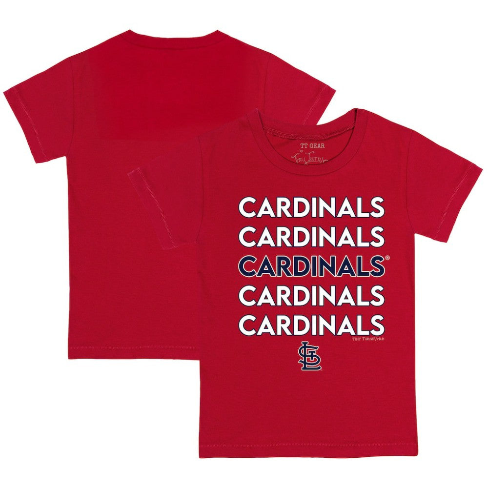 MLB St. Louis Cardinals Tiny Turnip Youth Stacked T-Shirt