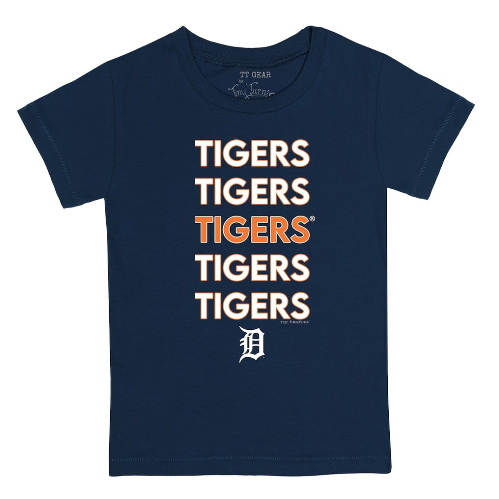 MLB Detroit Tigers Tiny Turnip Youth Stacked T-Shirt
