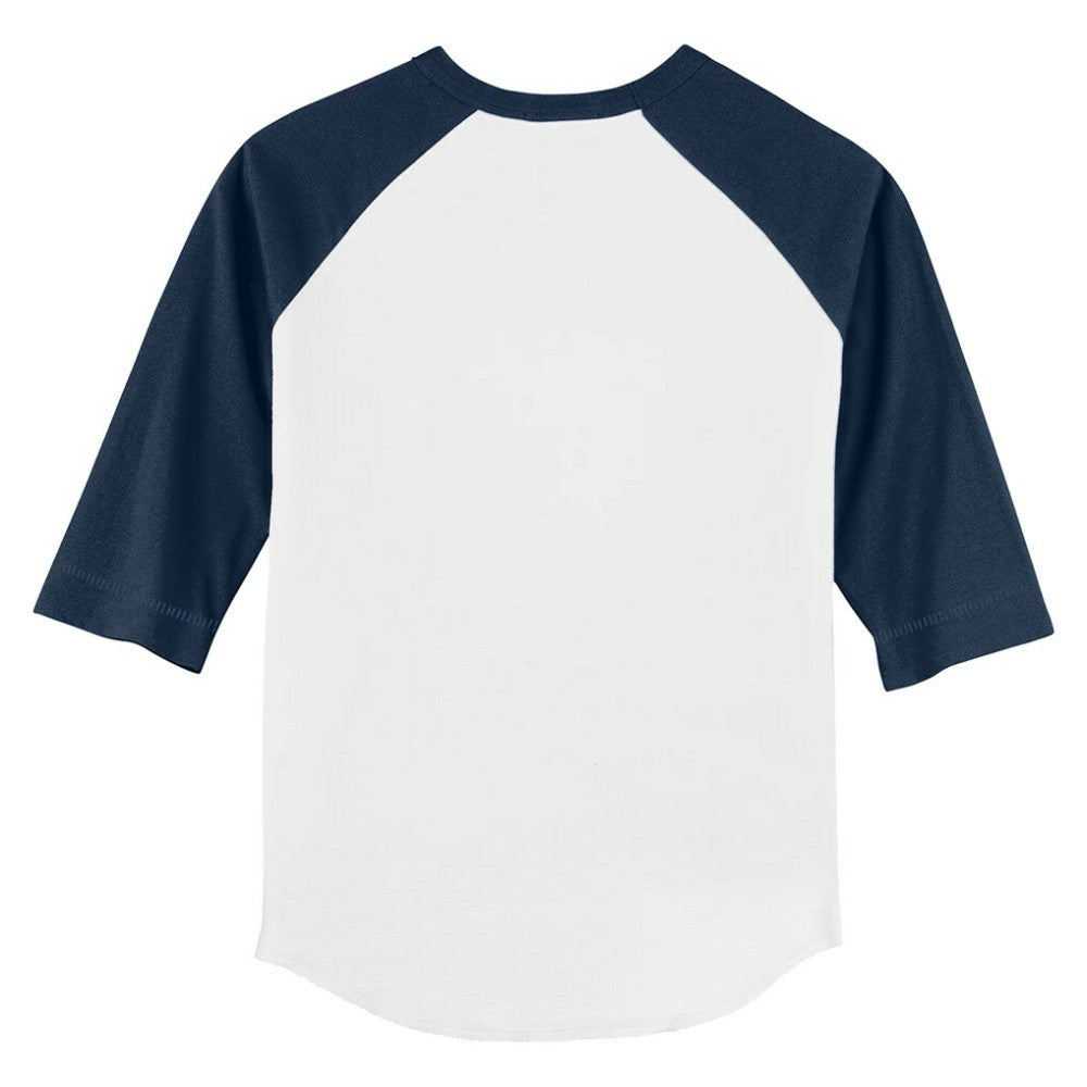 MLB Tampa Bay Rays Tiny Turnip Youth Stacked 3/4-Sleeve Raglan T-Shirt