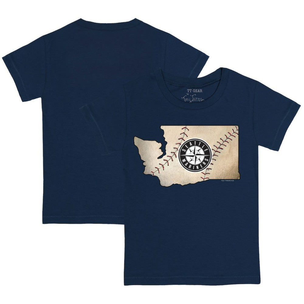 MLB Seattle Mariners Tiny Turnip Youth State Outline T-Shirt