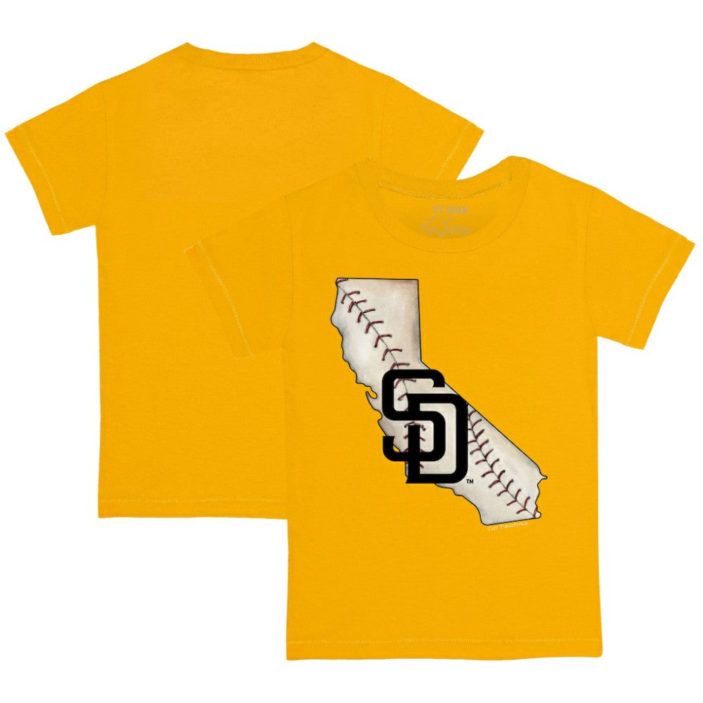 MLB San Diego Padres Tiny Turnip Youth State Outline T-Shirt
