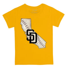 MLB San Diego Padres Tiny Turnip Youth State Outline T-Shirt