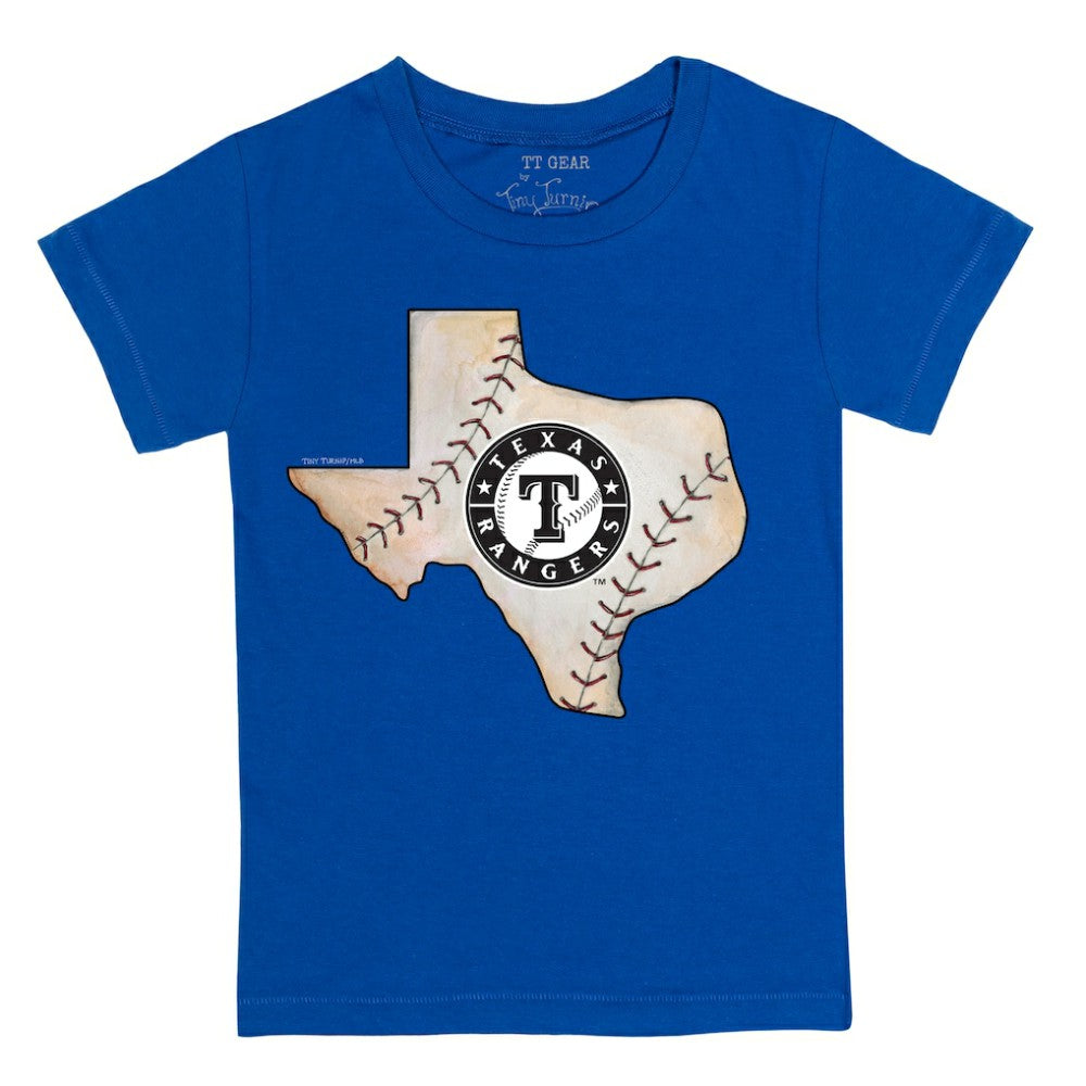 MLB Texas Rangers Tiny Turnip Youth State Outline T-Shirt