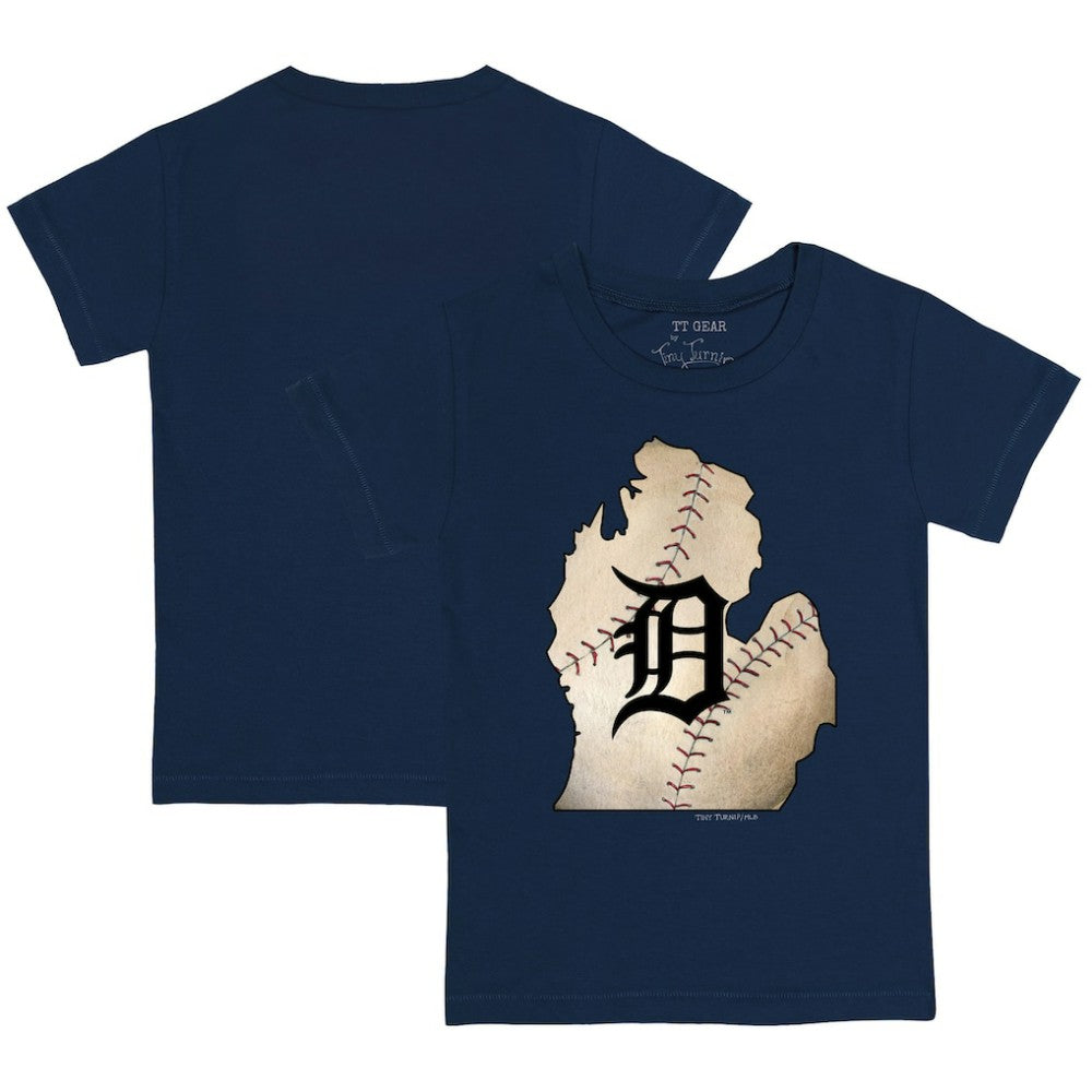 MLB Detroit Tigers Tiny Turnip Youth State Outline T-Shirt