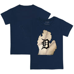 MLB Detroit Tigers Tiny Turnip Youth State Outline T-Shirt