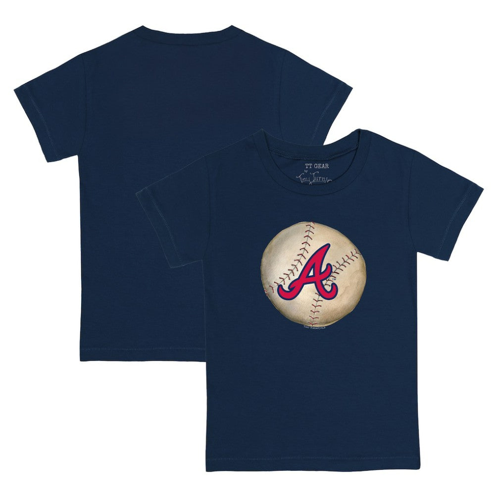 MLB Atlanta Braves Tiny Turnip Youth Stitched Baseball T-Shirt