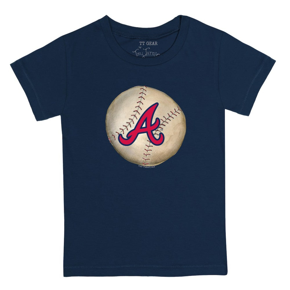 MLB Atlanta Braves Tiny Turnip Youth Stitched Baseball T-Shirt