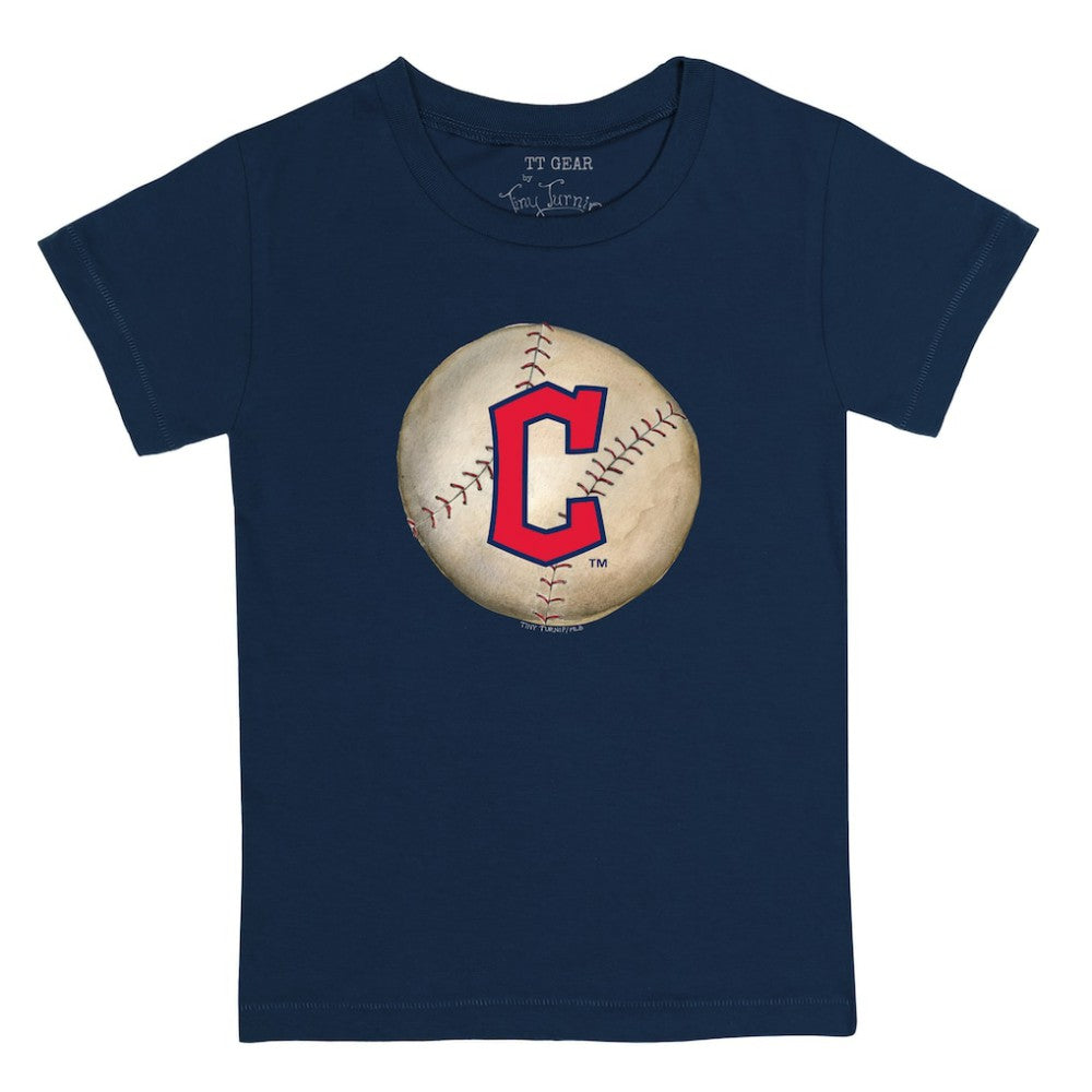 MLB Cleveland Guardians Tiny Turnip Youth Stitched Baseball T-Shirt