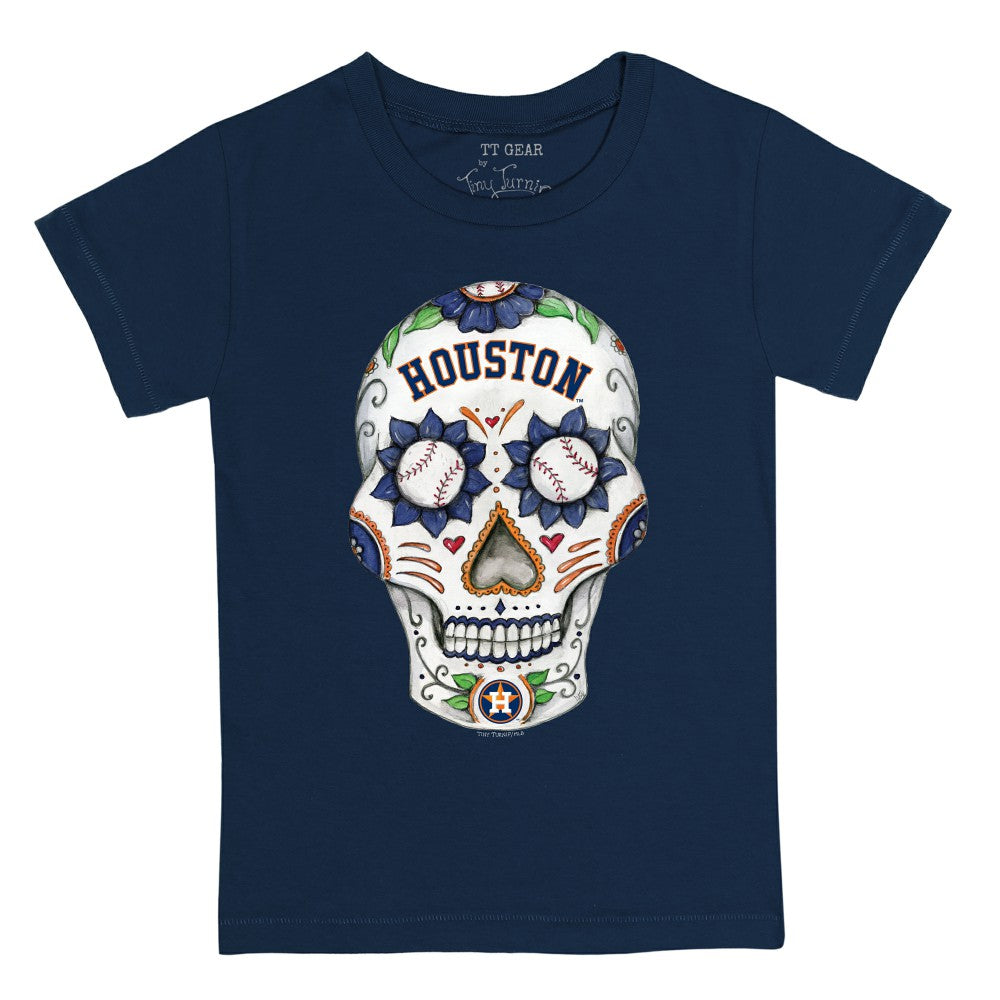 MLB Houston Astros Tiny Turnip Youth Sugar Skull T-Shirt