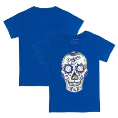 MLB Los Angeles Dodgers Tiny Turnip Youth Sugar Skull T-Shirt
