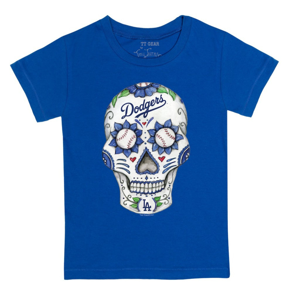 MLB Los Angeles Dodgers Tiny Turnip Youth Sugar Skull T-Shirt