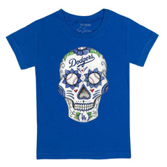MLB Los Angeles Dodgers Tiny Turnip Youth Sugar Skull T-Shirt