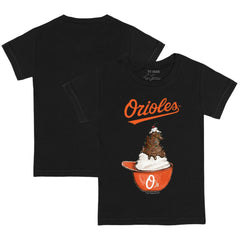 MLB Baltimore Orioles Tiny Turnip Youth Sundae Helmet T-Shirt