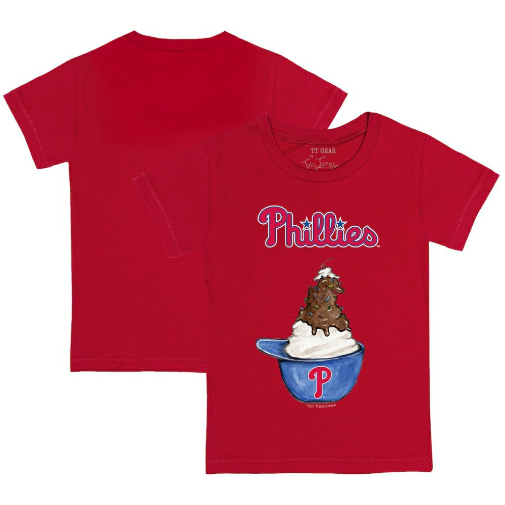 MLB Philadelphia Phillies Tiny Turnip Youth Sundae Helmet T-Shirt