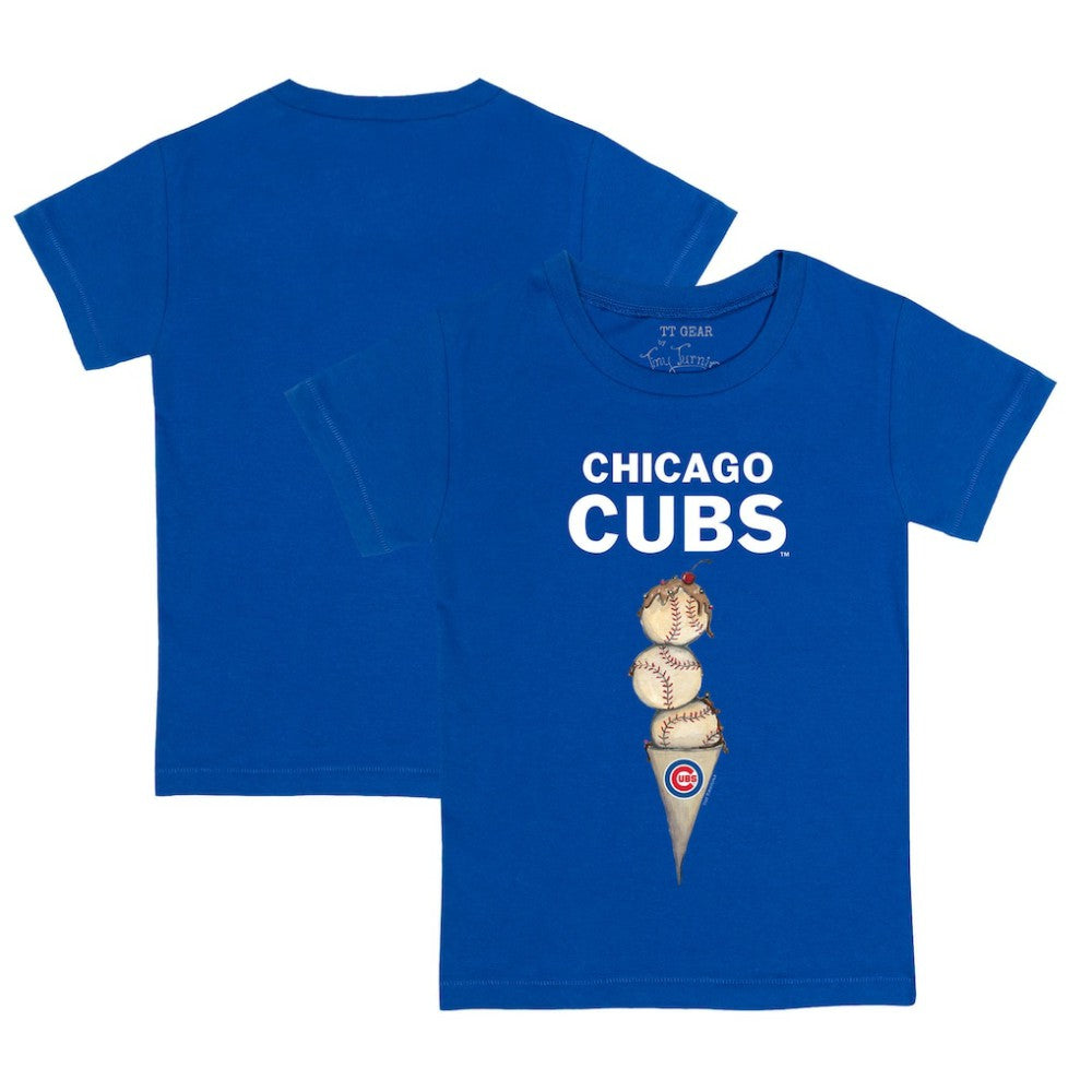 MLB Chicago Cubs Tiny Turnip Youth Triple Scoop T-Shirt