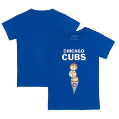 MLB Chicago Cubs Tiny Turnip Youth Triple Scoop T-Shirt