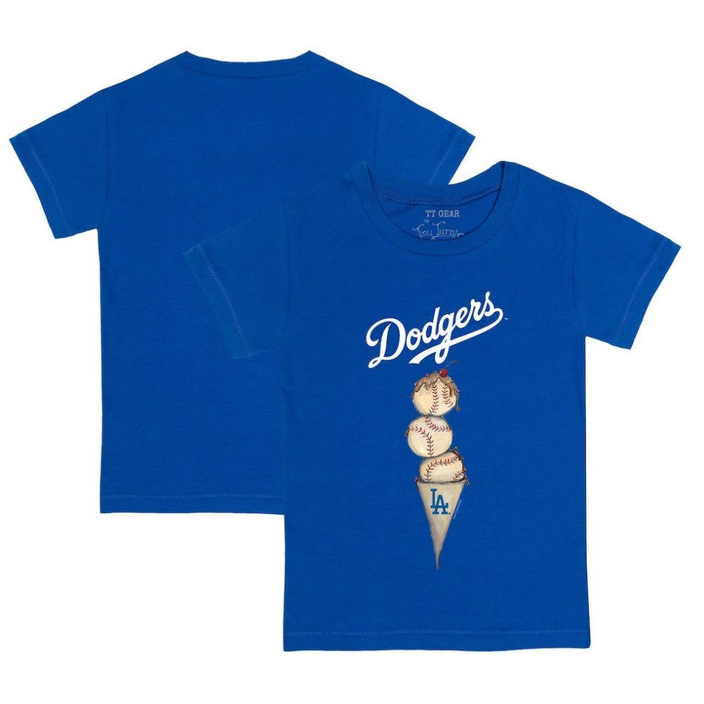 MLB Los Angeles Dodgers Tiny Turnip Youth Triple Scoop T-Shirt