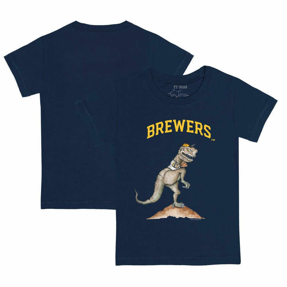 MLB Milwaukee Brewers Tiny Turnip Youth TT Rex T-Shirt