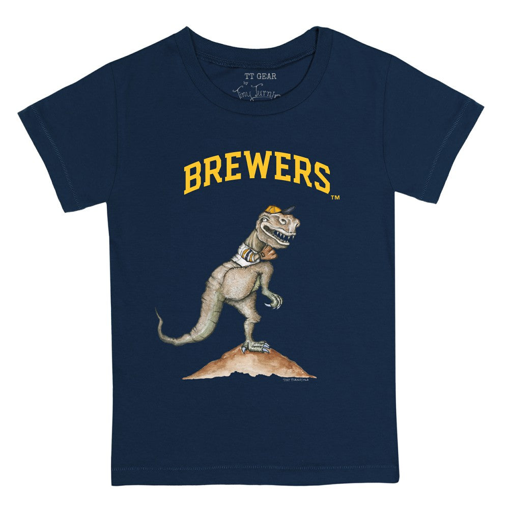 MLB Milwaukee Brewers Tiny Turnip Youth TT Rex T-Shirt