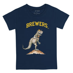 MLB Milwaukee Brewers Tiny Turnip Youth TT Rex T-Shirt