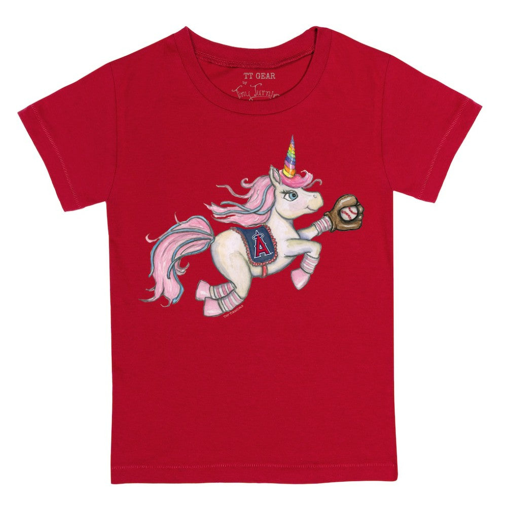 MLB Los Angeles Angels Tiny Turnip Youth Unicorn T-Shirt
