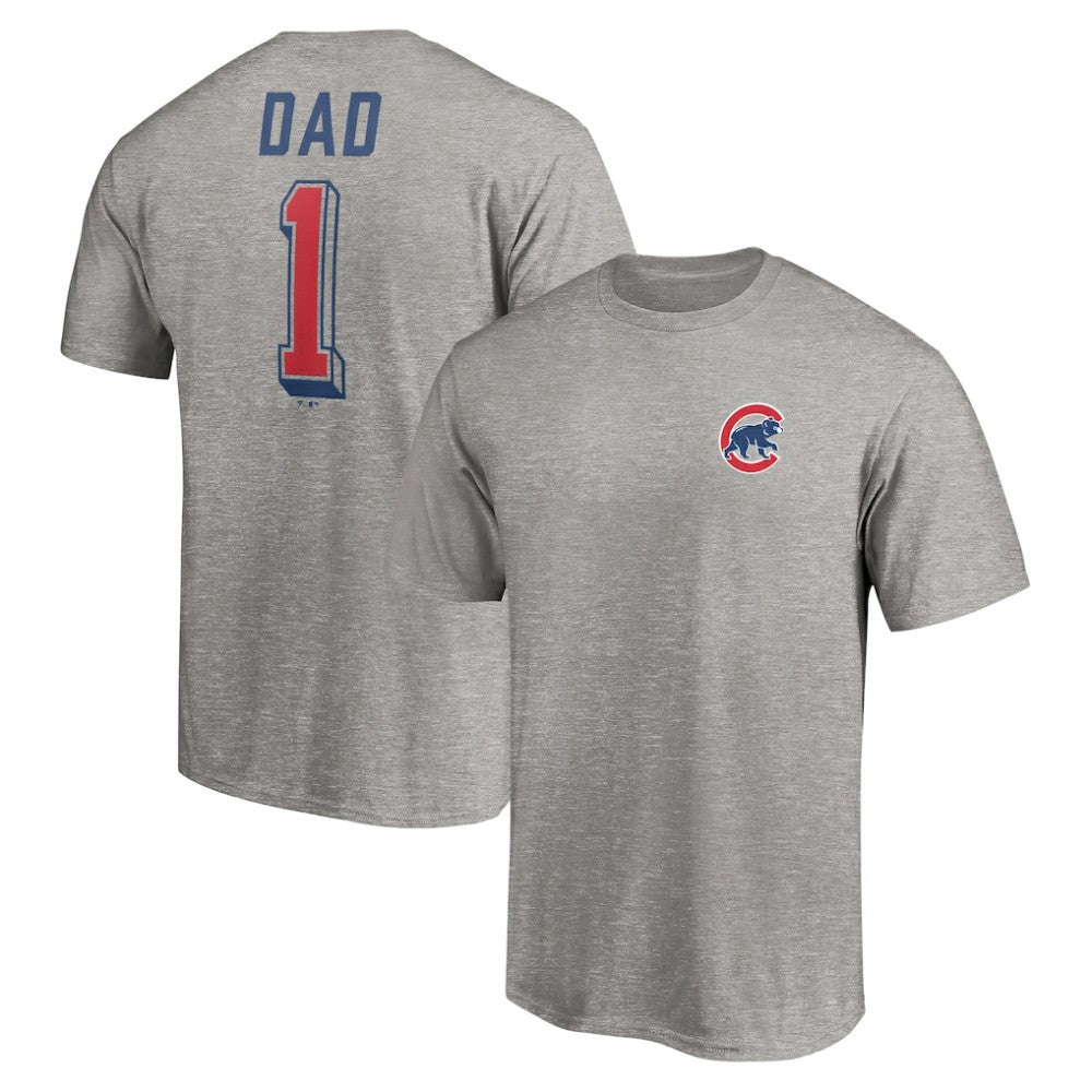 MLB Chicago Cubs Number One Dad T-Shirt