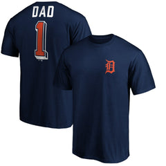 MLB Detroit Tigers Number One Dad T-Shirt