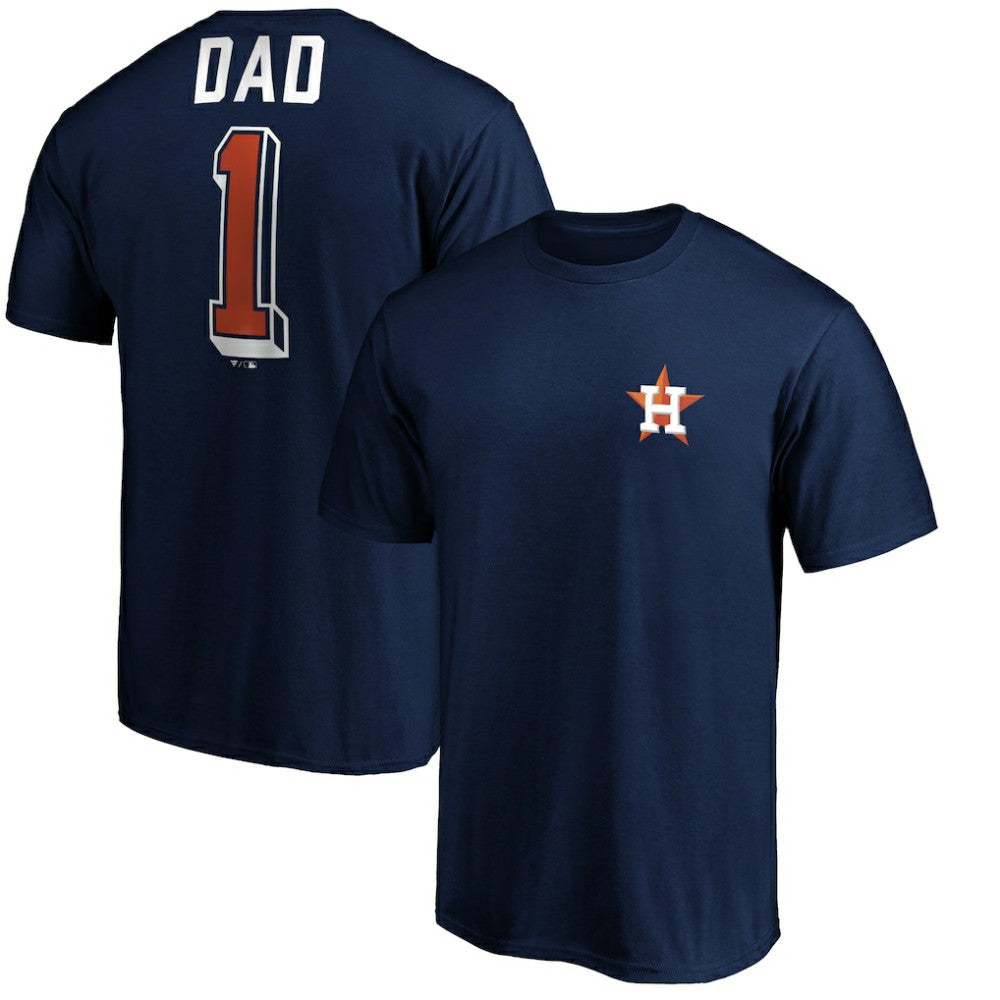 MLB Houston Astros Number One Dad T-Shirt