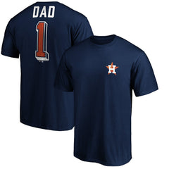 MLB Houston Astros Number One Dad T-Shirt