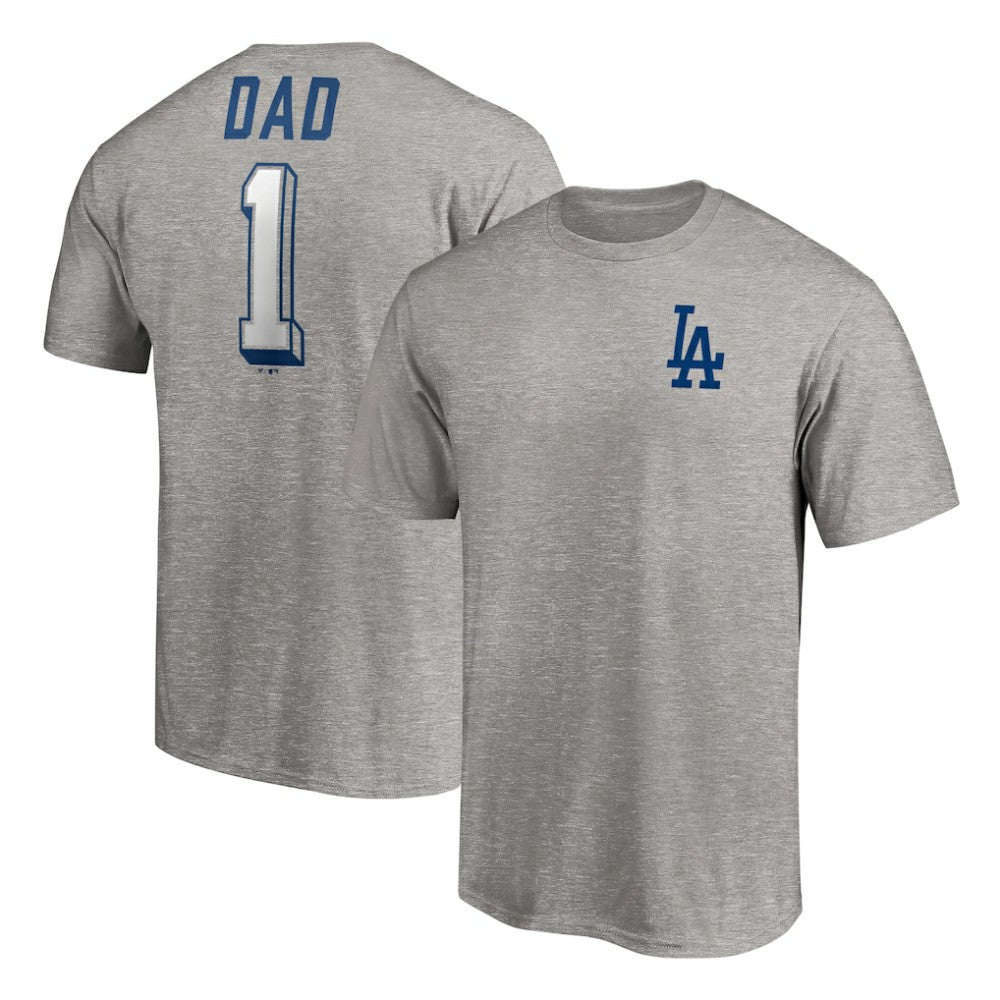 MLB Los Angeles Dodgers Number One Dad T-Shirt