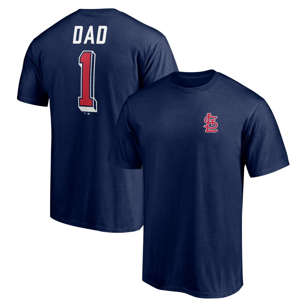MLB St. Louis Cardinals Number One Dad T-Shirt