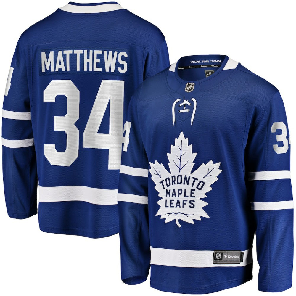 NHL Blue Auston Matthews Toronto Maple Leafs Fanatics Home Breakaway Jersey