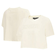 NBA Brooklyn Nets Pro Standard Women's Neutral Boxy Crop T-Shirt