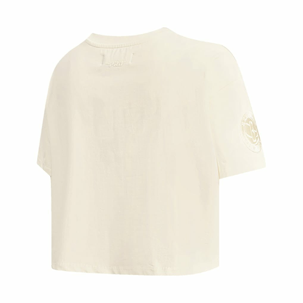 NBA Brooklyn Nets Pro Standard Women's Neutral Boxy Crop T-Shirt