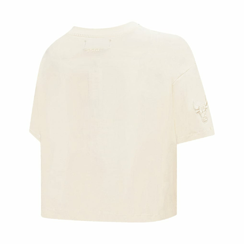 NBA Chicago Bulls Pro Standard Women's Neutral Boxy Crop T-Shirt sale
