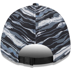 Tottenham Hotspur New Era Wave All Over Print 9FORTY Adjustable Hat - New Era Black