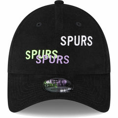 Tottenham Hotspur New Era Triple Wordmark 9FORTY Adjustable Hat - New Era Black