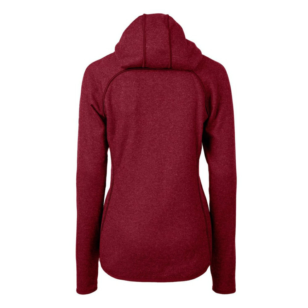 MLB Boston Red Sox Cutter & Buck Women's Americana Logo Mainsail Sweater-Knit Full-Zip Hoodie