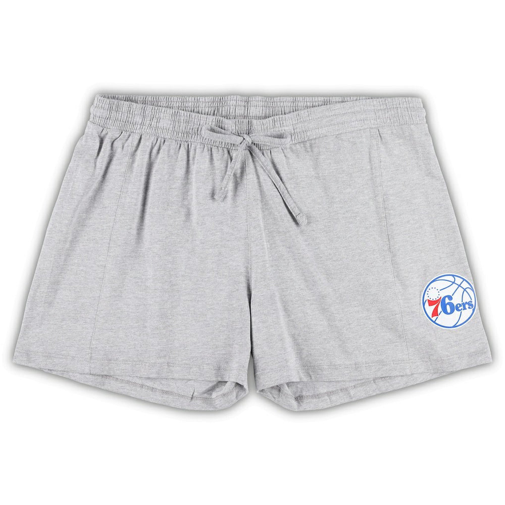 NBA Philadelphia 76ers Women's Plus Size T-Shirt & Shorts Combo Set