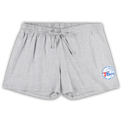 NBA Philadelphia 76ers Women's Plus Size T-Shirt & Shorts Combo Set