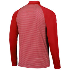 MLB St. Louis Cardinals Levelwear Charter Striped Raglan Quarter-Zip Top