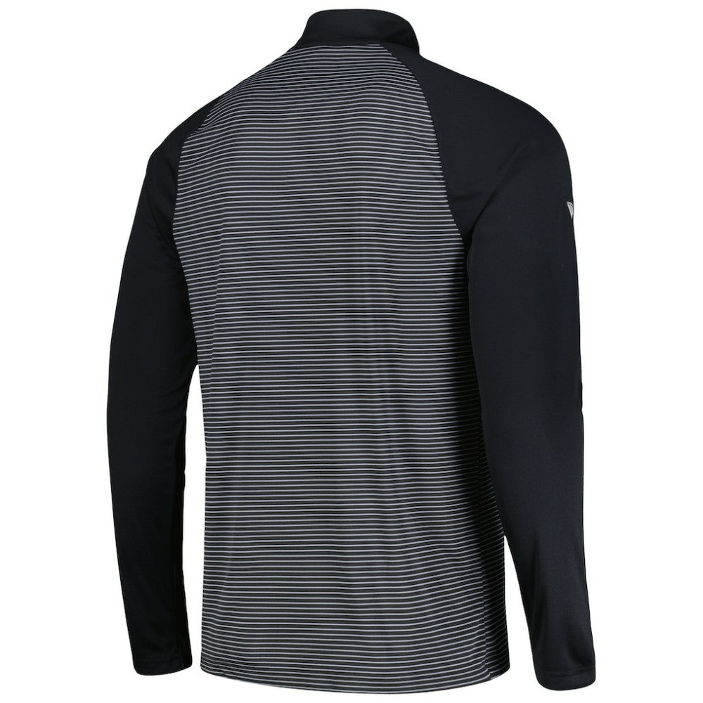 MLB San Francisco Giants Levelwear Charter Striped Raglan Quarter-Zip Top
