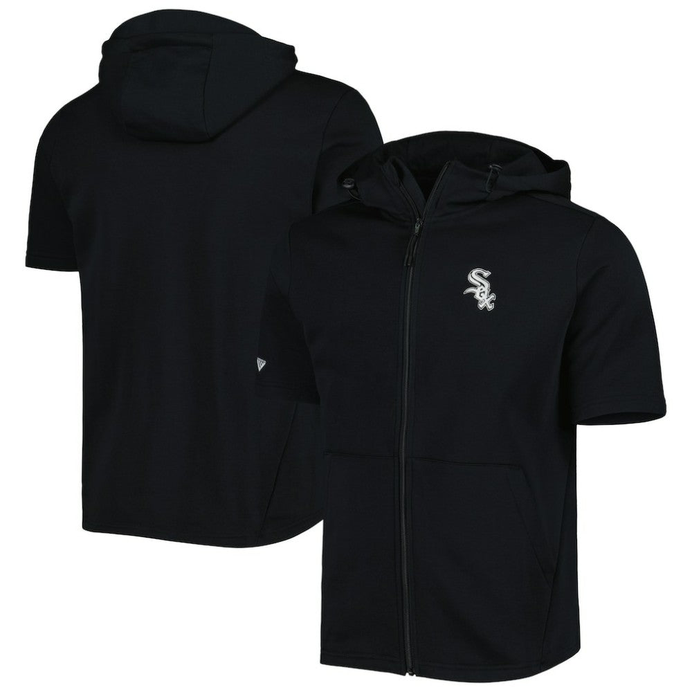 MLB Chicago White Sox Levelwear Recruit Full-Zip Short Sleeve Hoodie