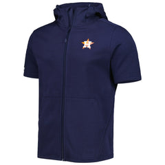 MLB Houston Astros Levelwear Recruit Full-Zip Short Sleeve Hoodie