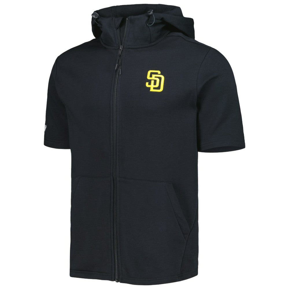 MLB San Diego Padres Levelwear Recruit Full-Zip Short Sleeve Hoodie