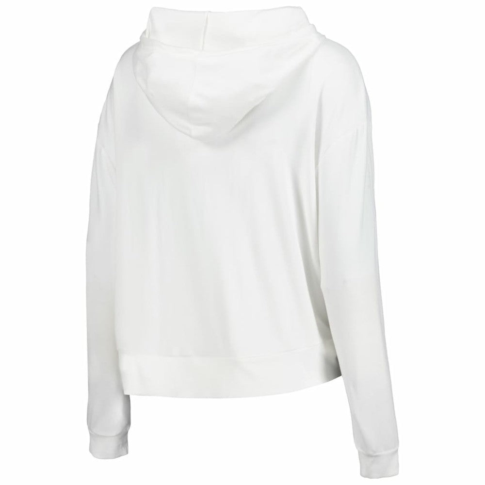 NHL Cream Seattle Kraken Concepts Sport Women's Accord Hacci Long Sleeve Hoodie Top