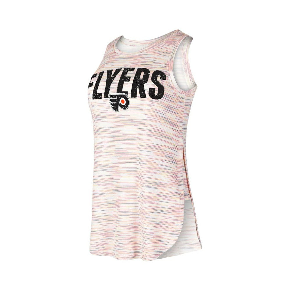 NHL  Philadelphia Flyers Concepts Sport Women's Sunray Multicolor Tri-Blend Tank Top