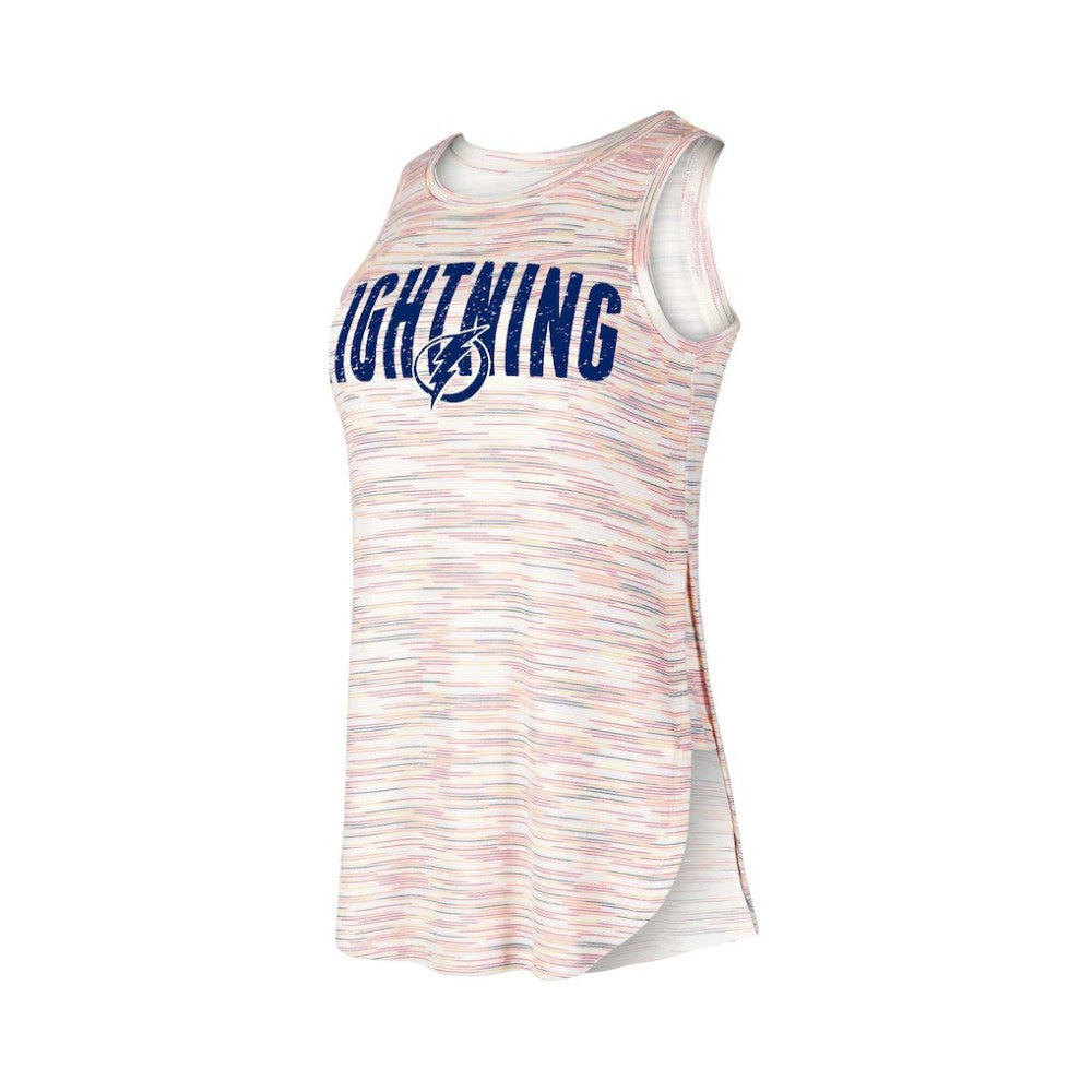 NHL  Tampa Bay Lightning Concepts Sport Women's Sunray Multicolor Tri-Blend Tank Top